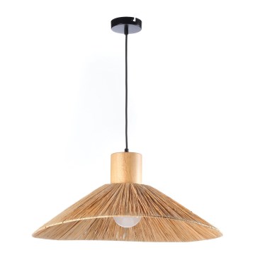 ONLI - Lampadario a sospensione con filo RAFIA 1xE27/22W/230V