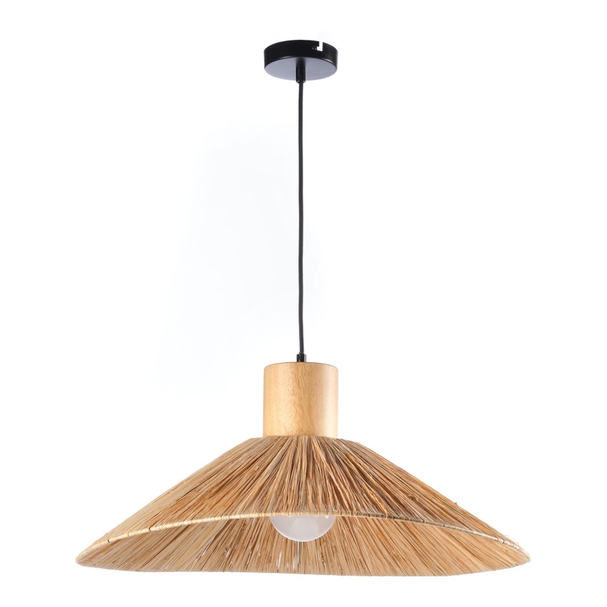 ONLI - Lampadario a sospensione con filo RAFIA 1xE27/22W/230V