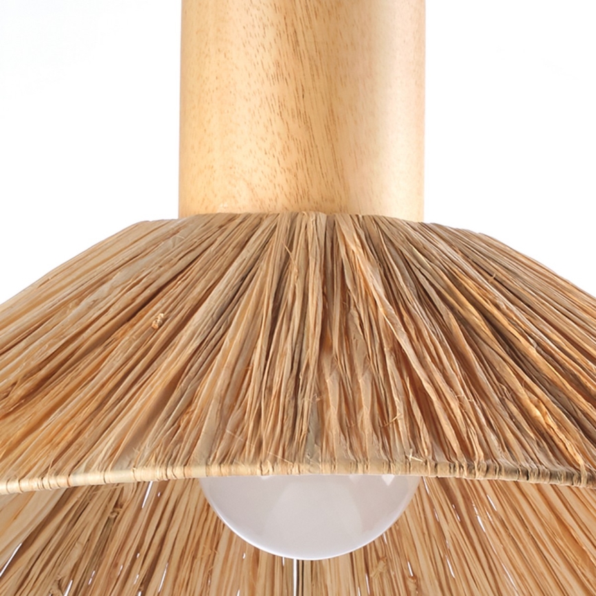 ONLI - Lampadario a sospensione con filo RAFIA 1xE27/22W/230V
