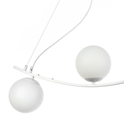 ONLI - Lampadario a sospensione con filo TRIO 3xE14/6W/230V bianco