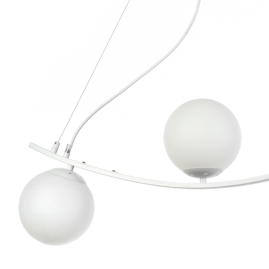 ONLI - Lampadario a sospensione con filo TRIO 3xE14/6W/230V bianco