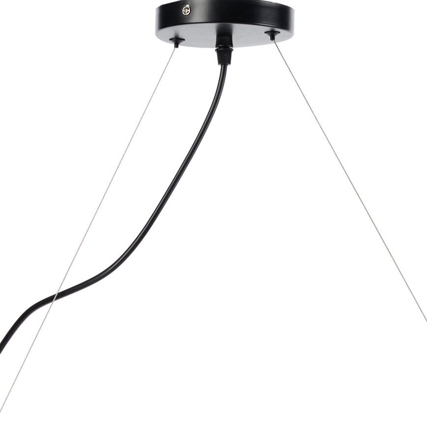 ONLI - Lampadario a sospensione con filo TRIO 3xE14/6W/230V nero
