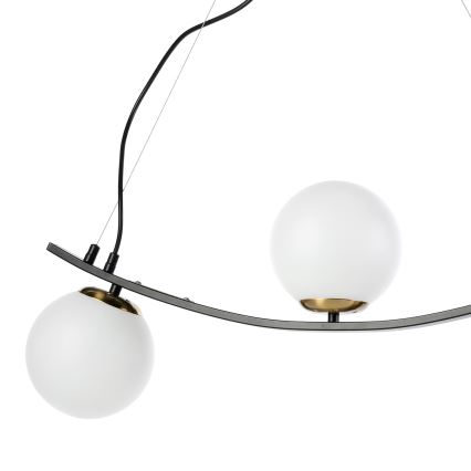 ONLI - Lampadario a sospensione con filo TRIO 3xE14/6W/230V nero