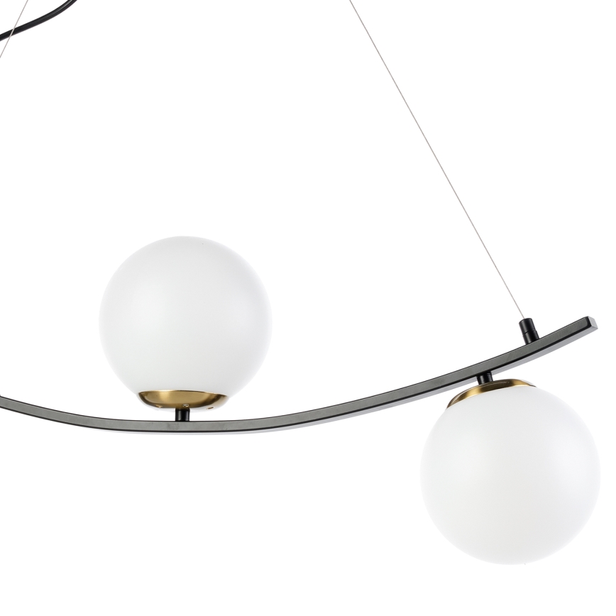 ONLI - Lampadario a sospensione con filo TRIO 3xE14/6W/230V nero