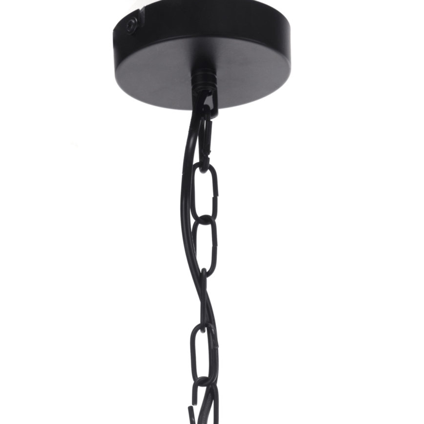 ONLI - Lampadario a sospensione con filo ZAIR 1xE27/22W/230V nero/argento