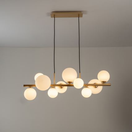 ONLI - Lampadario a sospensione PALOMA 10xG9/3W/230V dorato