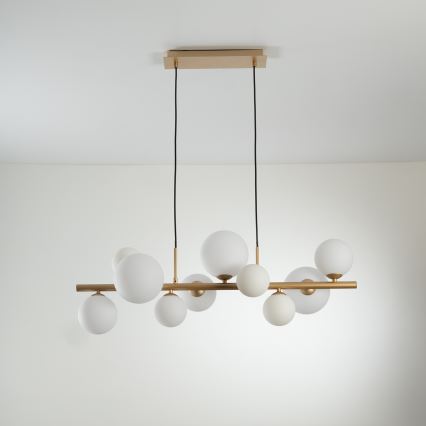 ONLI - Lampadario a sospensione PALOMA 10xG9/3W/230V dorato