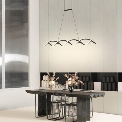 ONLI - Lampadario LED a sospensione con filo DNA LED/24W/230V 4000K argento
