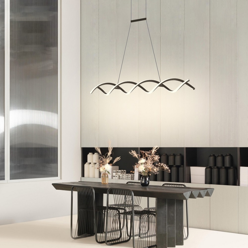 ONLI - Lampadario LED a sospensione con filo DNA LED/24W/230V 4000K argento