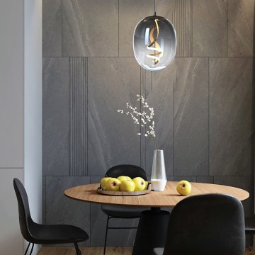 ONLI - Lampadario LED a sospensione con filo LILLY LED/12W/230V 4000K nero