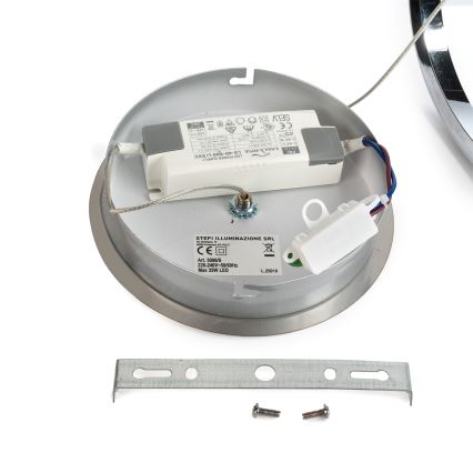 ONLI - Lampadario LED a sospensione con filo LOOP LED/40W/230V 4000K cromo lucido