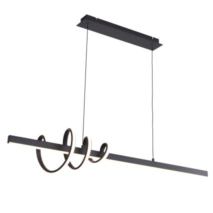 ONLI - Lampadario LED a sospensione con filo SWING LED/30W/230V 4000K nero