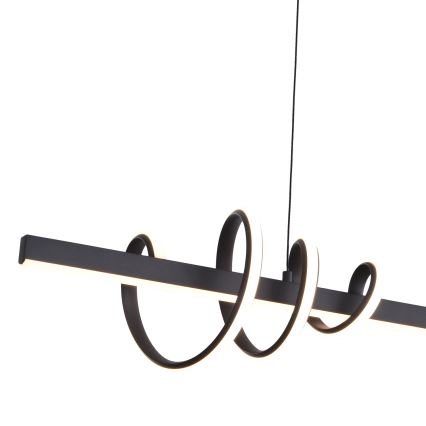 ONLI - Lampadario LED a sospensione con filo SWING LED/30W/230V 4000K nero