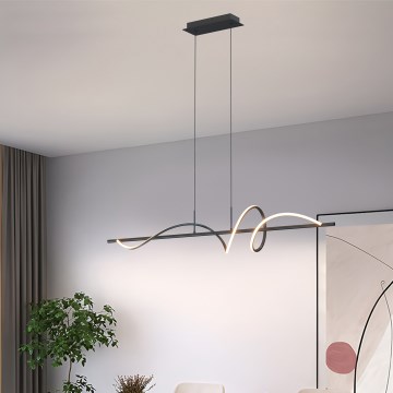 ONLI - Lampadario LED a sospensione con filo TWIST LED/30W/230V 4000K nero