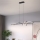 ONLI - Lampadario LED a sospensione con filo TWIST LED/30W/230V 4000K nero