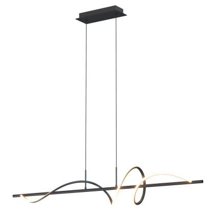 ONLI - Lampadario LED a sospensione con filo TWIST LED/30W/230V 4000K nero
