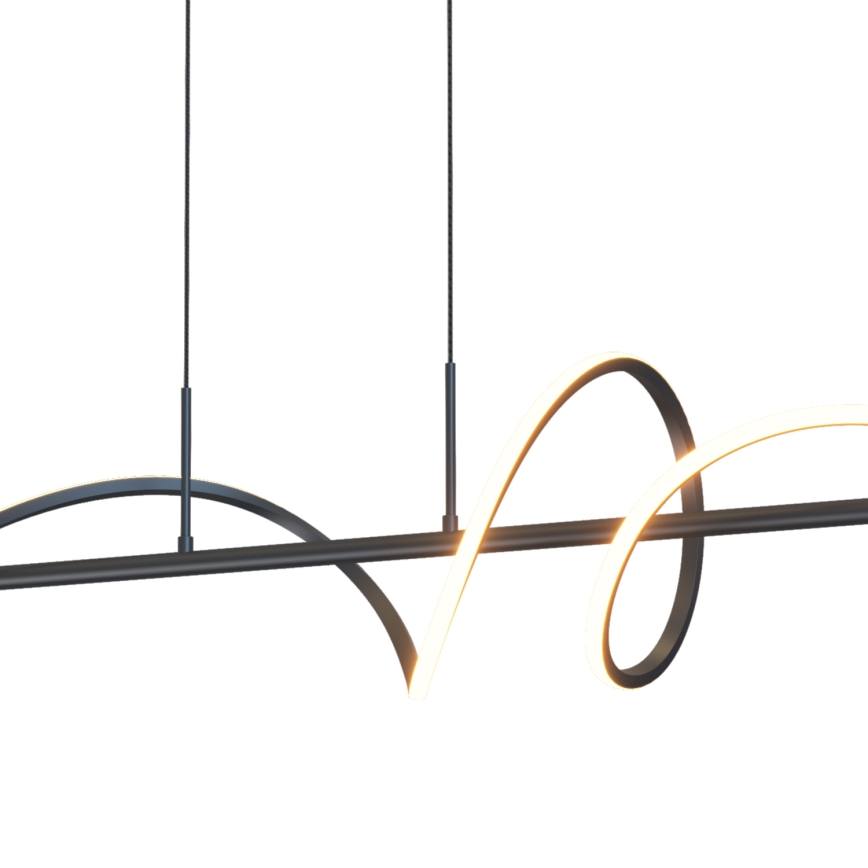 ONLI - Lampadario LED a sospensione con filo TWIST LED/30W/230V 4000K nero