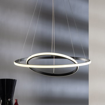 ONLI - Lampadario LED a sospensione NOELIA LED/30W/230V nero