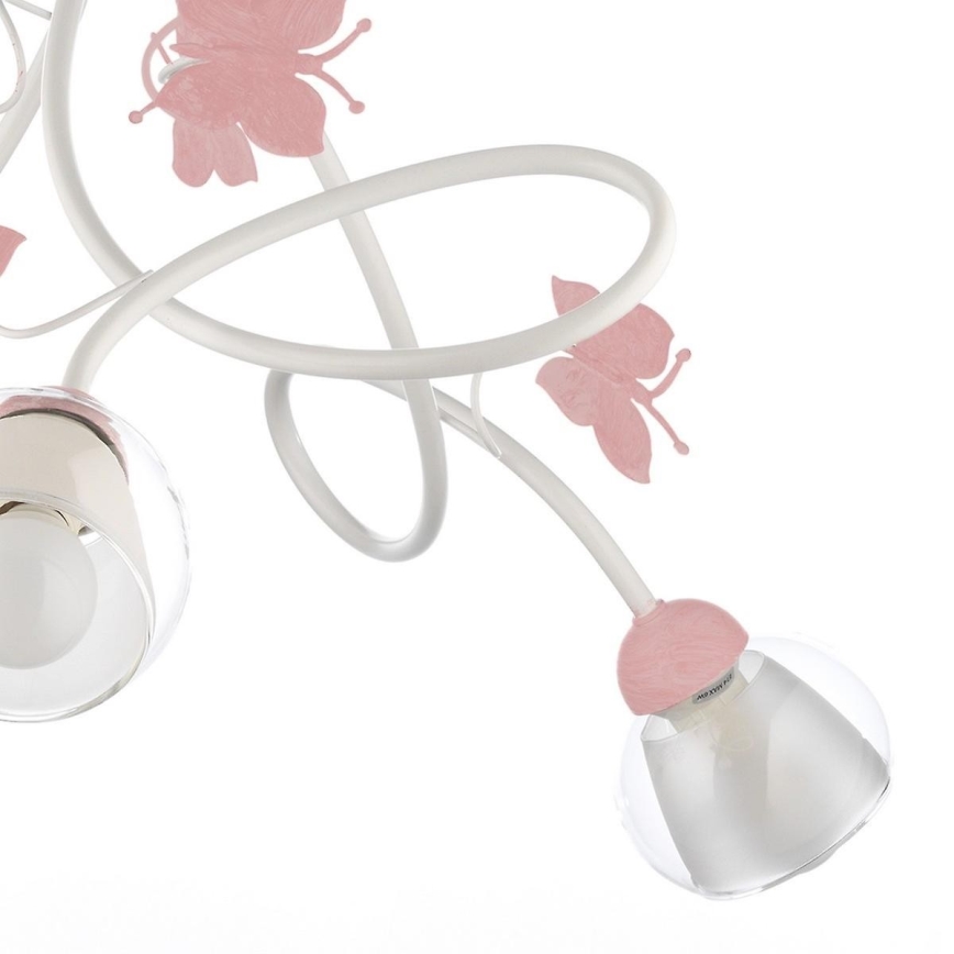 ONLI - Lampadario per bambini BUTTERFLY 3xE14/6W/230V