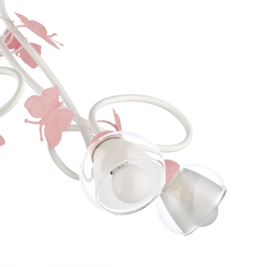 ONLI - Lampadario per bambini BUTTERFLY 5xE14/6W/230V