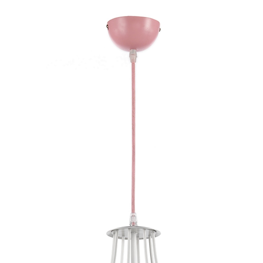 ONLI - Lampadario per bambini TITTA 1xE27/22W/230V rosa
