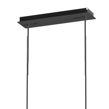 ONLI - Lampadario sospeso su cavo PALOMA 10xG9/3W/230V nero/fumé