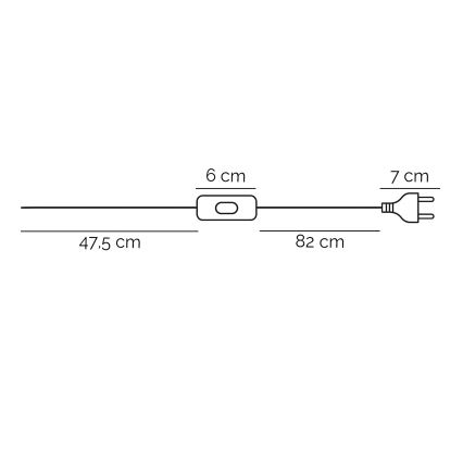ONLI - Lampe de table BOLLICINE 1xE14/6W/230V 22 cm blanche