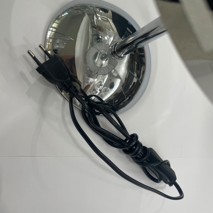 ONLI - Lampe de table BRUCE 1xE27/15W/230V 40 cm chrome mat