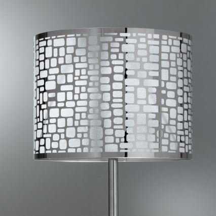 ONLI - Lampe de table BRUCE 1xE27/15W/230V 52 cm chrome mat