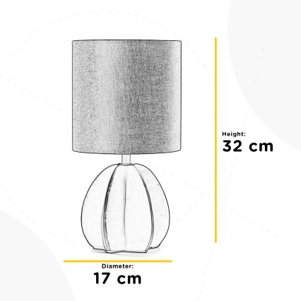 ONLI - Lampe de table CARAMBOLA 1xE14/6W/230V bleu