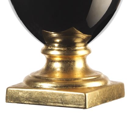 ONLI - Lampe de table MOZART 1xE27/22W/230V noir/doré 75 cm