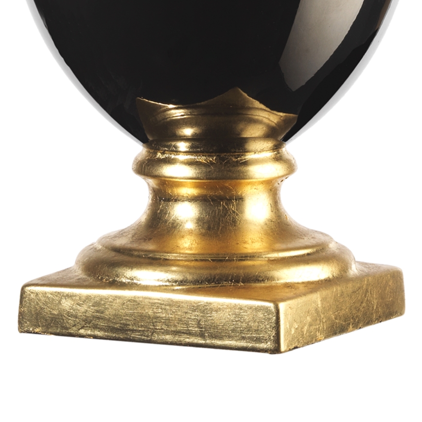 ONLI - Lampe de table MOZART 1xE27/22W/230V noir/doré 75 cm