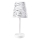 ONLI - Lampe de table RICKY 1xE14/10W/230V 28 cm blanc