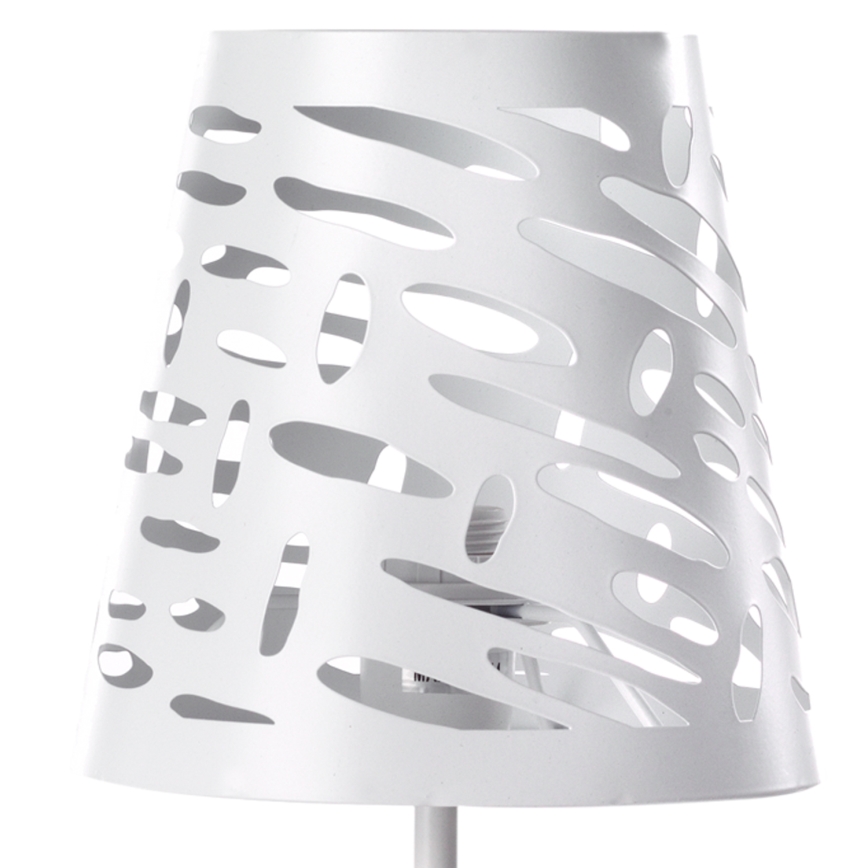 ONLI - Lampe de table RICKY 1xE14/10W/230V 28 cm blanc