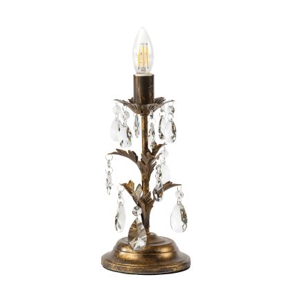 ONLI - Lampe de table TERESA 1xE14/6W/230V bronze