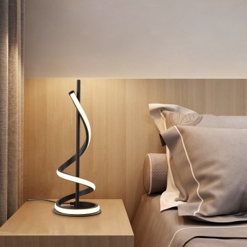 ONLI - Lampe de table TWIST LED/12W/230V 4000K 40 cm noir