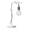 ONLI - Lampe de table WIRE 1xE27/15W/230V 50 cm gris/blanc