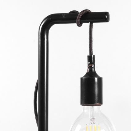 ONLI - Lampe de table WIRE 1xE27/15W/230V 50 cm noir