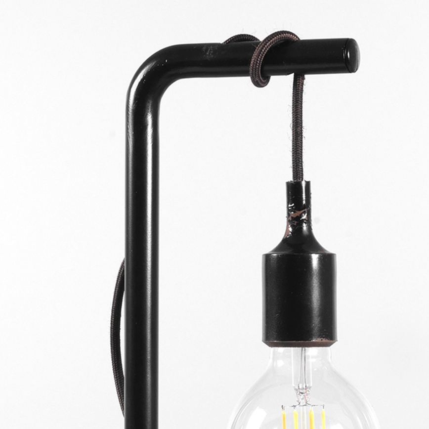 ONLI - Lampe de table WIRE 1xE27/15W/230V 50 cm noir