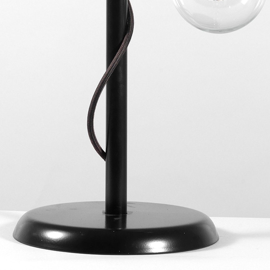 ONLI - Lampe de table WIRE 1xE27/15W/230V 50 cm noir