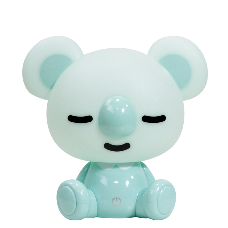 ONLI - Dimmbares LED-Kinder-Nachtlicht PUPPIES LED/3W/230V 20 cm Koala/Grün