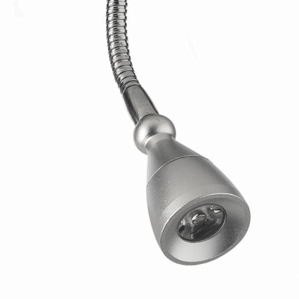 ONLI - LED Flessibile piccola lampada LEXI LED/1W/230V 4000K cromo opaco