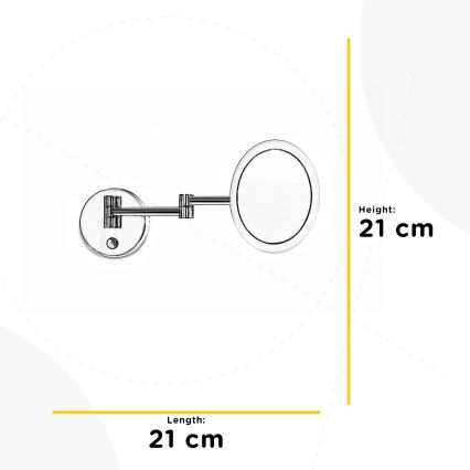 ONLI - LED Muro Specchio cosmetico RIM LED/4,2W/230V 4000K IP44
