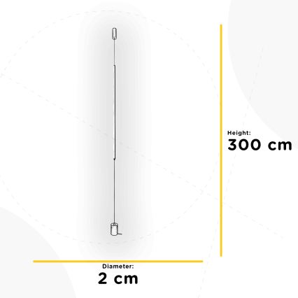 ONLI - LED Stehlampe SIRILLA LED/20W/230V schwarz
