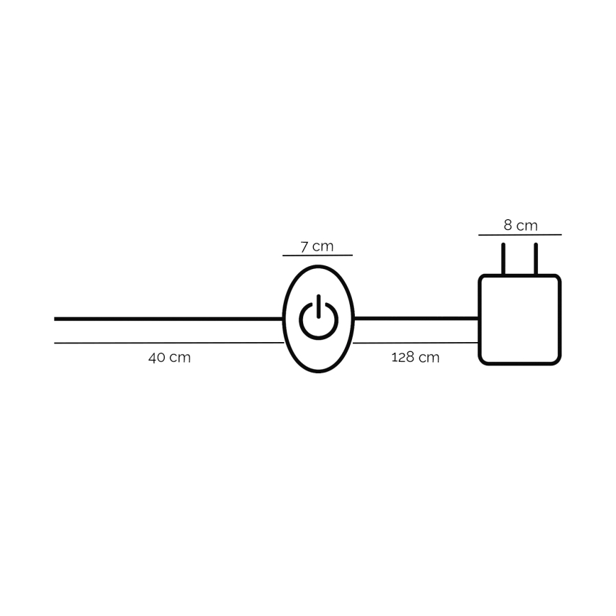 ONLI - LED Stehleuchte RINGS LED/58W/230V 4000K schwarz