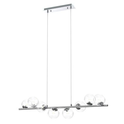 ONLI - Pendelleuchte an Kabel KIMBERLY 8xG9/6W/230V Hochglanzchrom