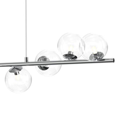 ONLI - Pendelleuchte an Kabel KIMBERLY 8xG9/6W/230V Hochglanzchrom