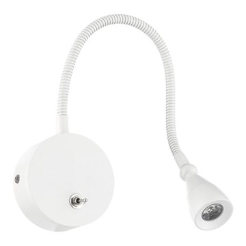ONLI - Petite lampe flexible LEXI LED/1W/230V 4000K blanc