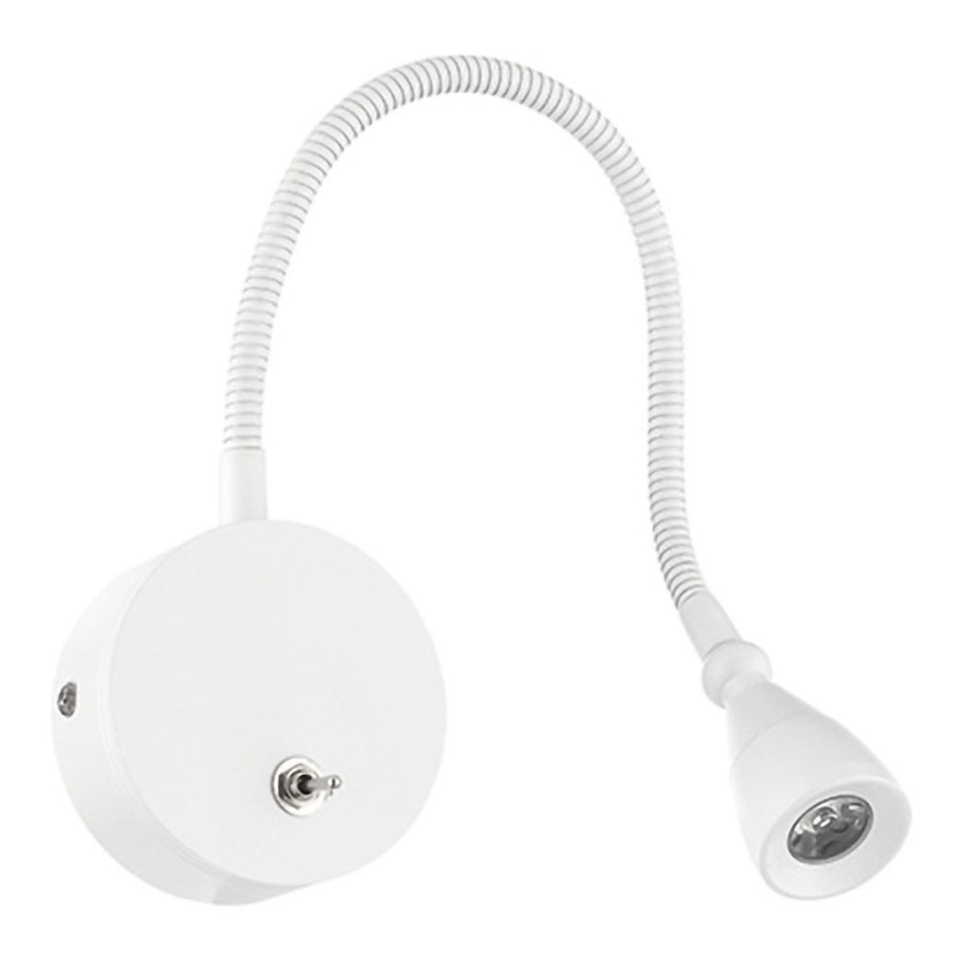 ONLI - Petite lampe flexible LEXI LED/1W/230V 4000K blanc