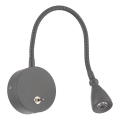 ONLI - Petite lampe flexible LEXI LED/1W/230V 4000K gris